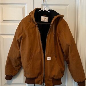 Brown Hooded Jacket